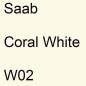 Preview: Saab, Coral White, W02.